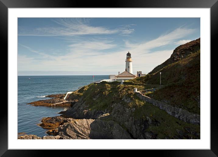 Douglas Head Lighthouse (I.O.M.) Framed Mounted Print by raymond mcbride