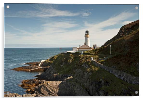 Douglas Head Lighthouse (I.O.M.) Acrylic by raymond mcbride