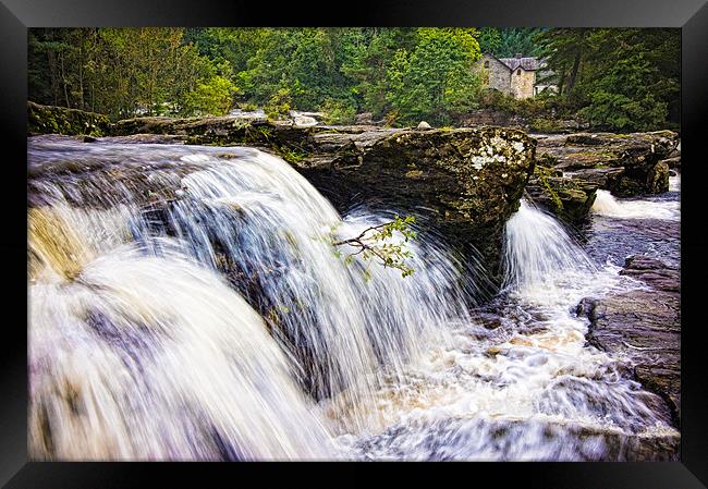 Falls of Dochart, Killin, Scotland, UK Framed Print by Mark Llewellyn