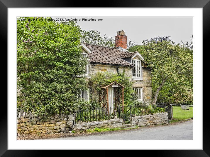 Country Cottage Lastingham Framed Mounted Print by Trevor Kersley RIP