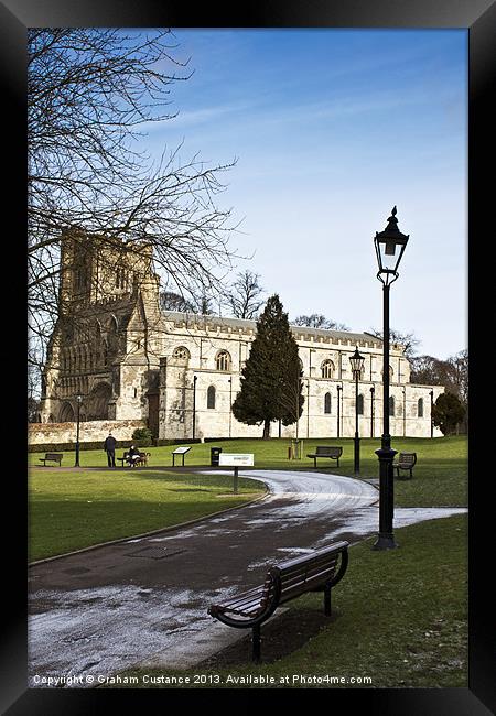 Priory Church, Dunstable, Bedfordshire Framed Print by Graham Custance