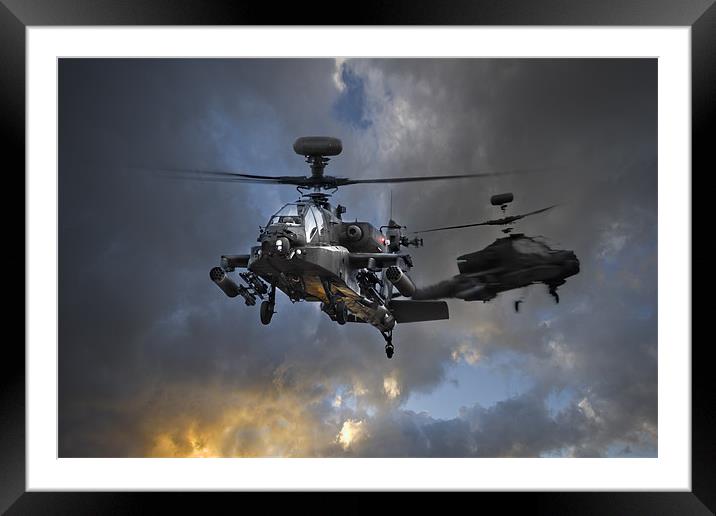 Apache Storm 3 Framed Mounted Print by Oxon Images