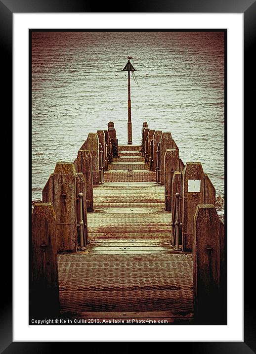 The Jetty Framed Mounted Print by Keith Cullis