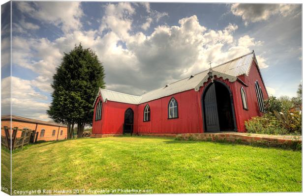 The Tin Tabernacle Canvas Print by Rob Hawkins