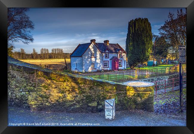 Lock Keepers Cottage Framed Print by David McFarland