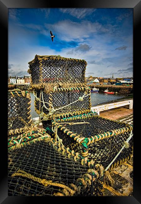 Arbroath Harbour, Scotland, UK Framed Print by Mark Llewellyn