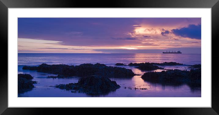 Falmouth Sunrise Framed Mounted Print by Ian Cocklin