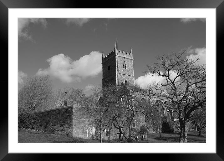 St Peters Church, Bristol Framed Mounted Print by Alan Jacobs