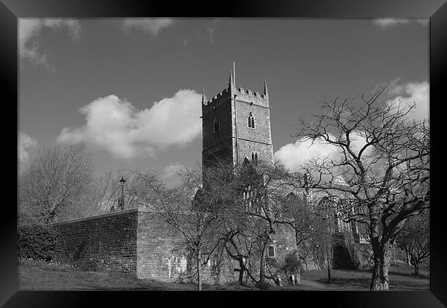 St Peters Church, Bristol Framed Print by Alan Jacobs