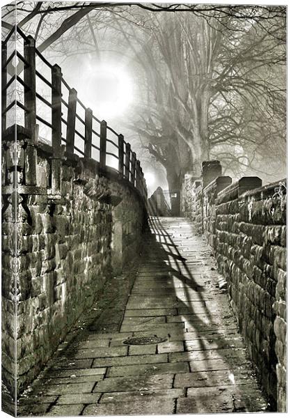 The Path to the Roman Walls Canvas Print by Celtic Origins