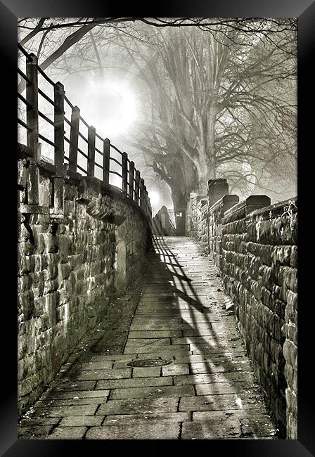 The Path to the Roman Walls Framed Print by Celtic Origins