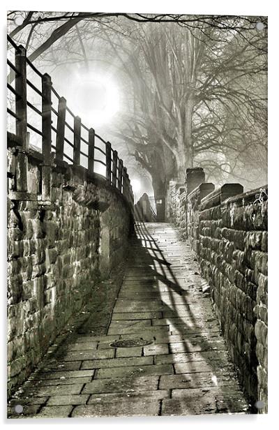 The Path to the Roman Walls Acrylic by Celtic Origins