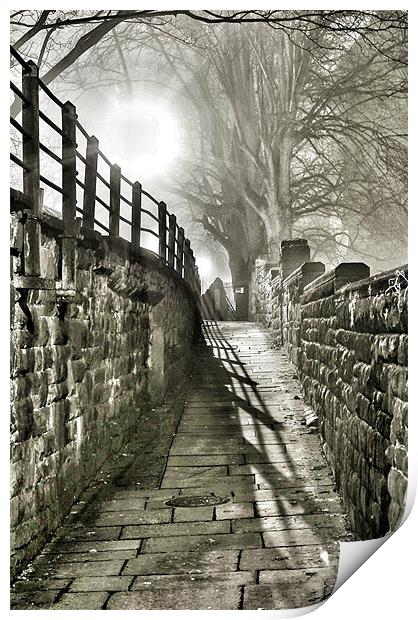 The Path to the Roman Walls Print by Celtic Origins