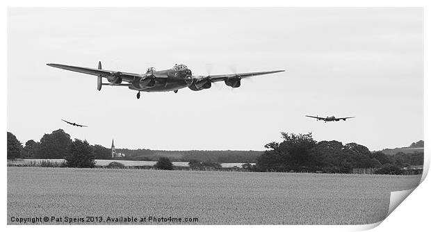Lancaster - Low Level Mission Print by Pat Speirs