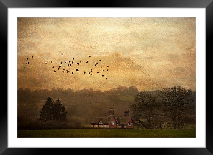 Home Sweet Home Framed Mounted Print by Dawn Cox