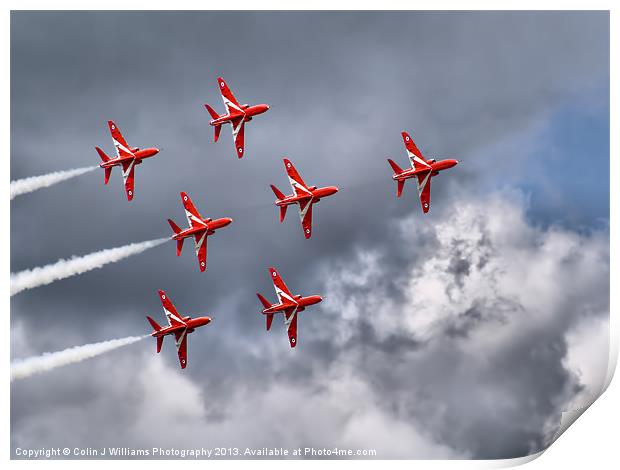 7 Arrow Dunsfold 2012 Print by Colin Williams Photography