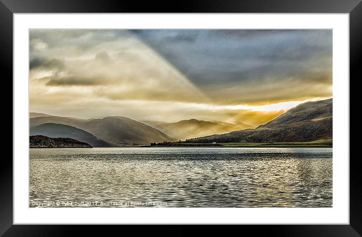 Loch Broom After The Storm Framed Mounted Print by Tylie Duff Photo Art