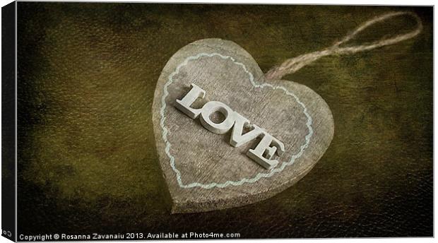 Love Is.. Canvas Print by Rosanna Zavanaiu