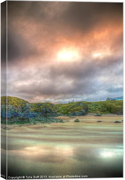 Durness Beach at Sunset Canvas Print by Tylie Duff Photo Art