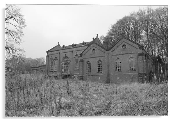 stockton brook pump house Acrylic by darren  carter