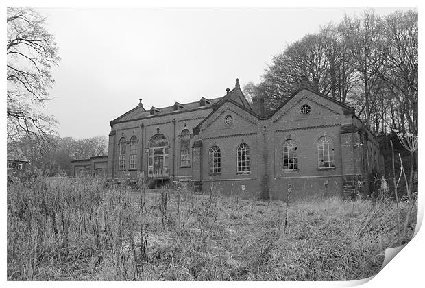 stockton brook pump house Print by darren  carter