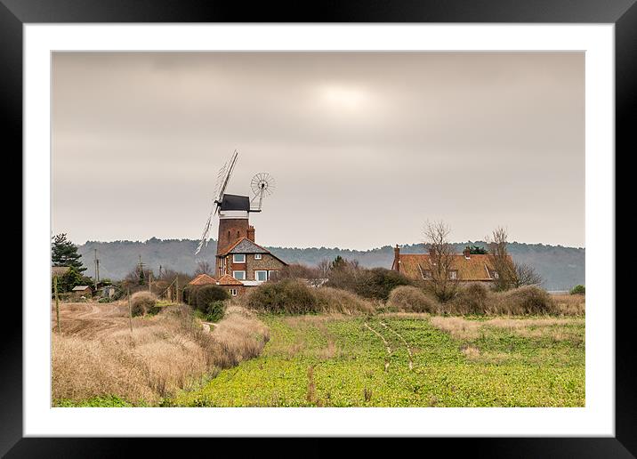 Weybourne Mill Framed Mounted Print by Stephen Mole