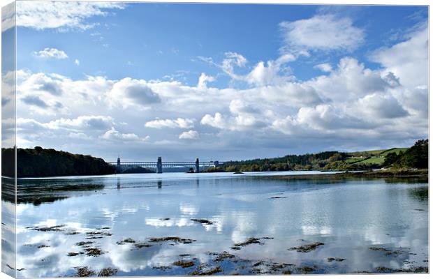 Britannia Bridge Canvas Print by Simone Williams