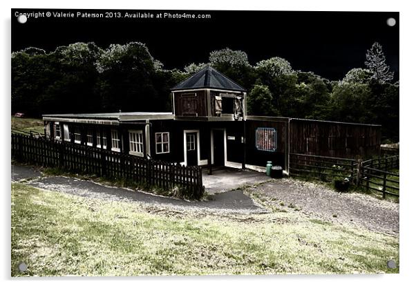 Dougals Farm Loudoun Park Acrylic by Valerie Paterson