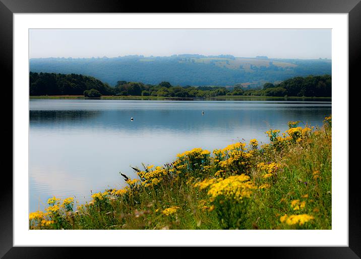 Chew Valley Lake Framed Mounted Print by Judith Parkyn