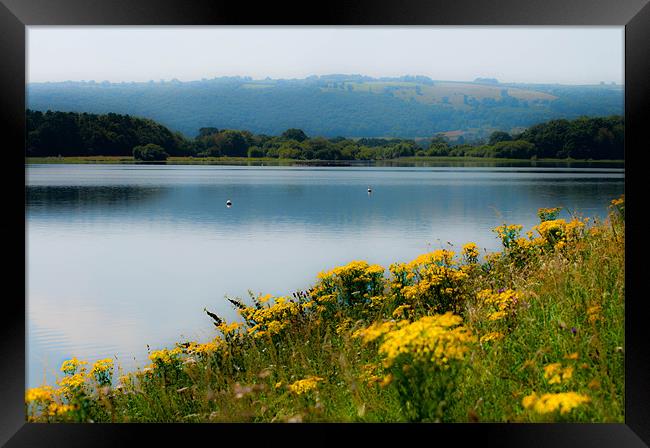 Chew Valley Lake Framed Print by Judith Parkyn