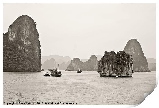 Halong Bay Print by Barry Newman