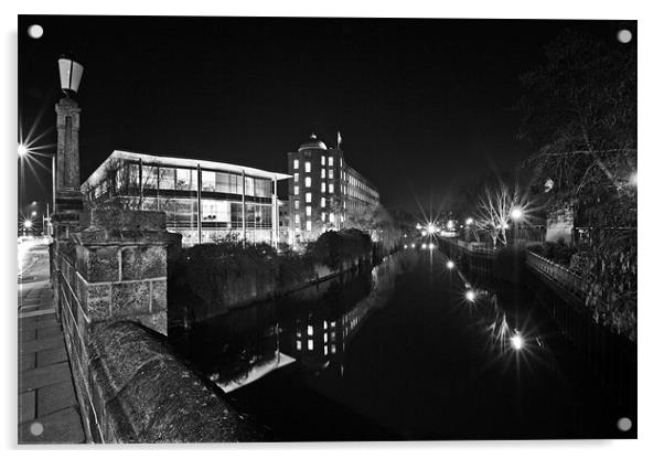 Norwich Reflections from Fishergate Acrylic by Paul Macro