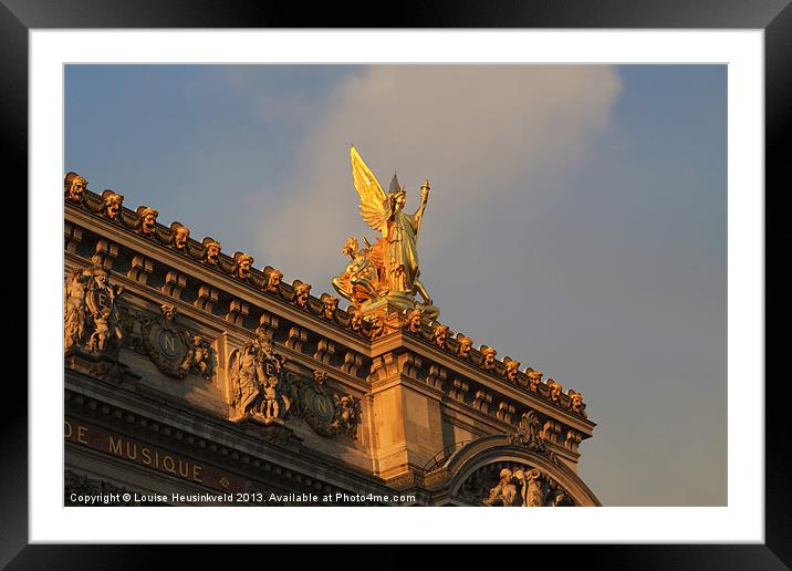 Opera Garnier, Paris, France Framed Mounted Print by Louise Heusinkveld