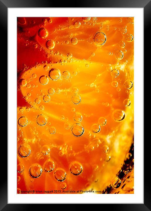 Ice and Slice Framed Mounted Print by Brian  Raggatt