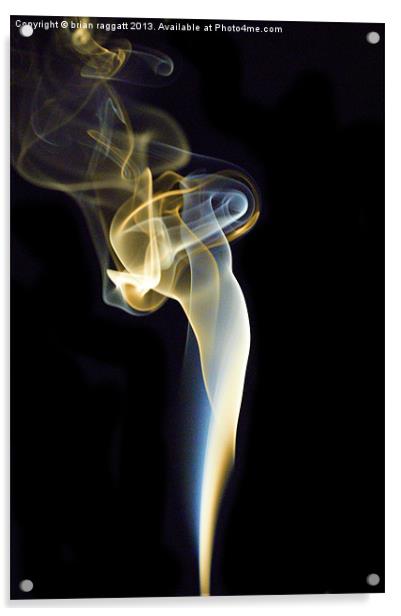 s5 Abstract smoke Acrylic by Brian  Raggatt