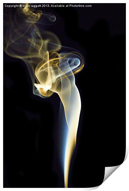 s5 Abstract smoke Print by Brian  Raggatt