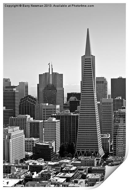 San Francisco Print by Barry Newman