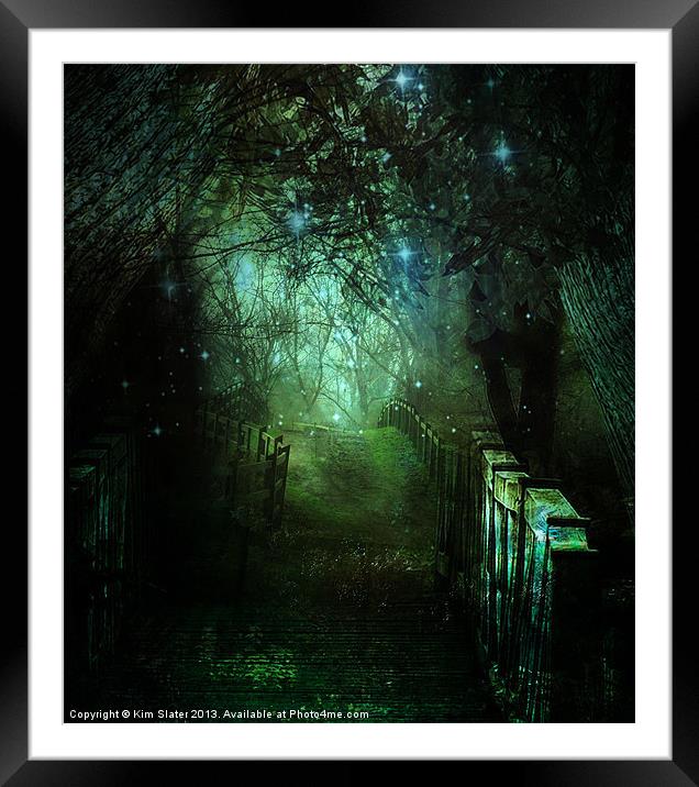 Fairy Grove Framed Mounted Print by Kim Slater
