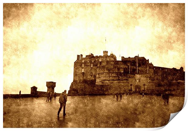 edinburgh castle Print by dale rys (LP)
