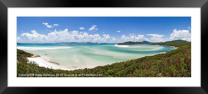 Paradise Framed Mounted Print by Barry Newman