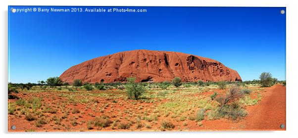 Uluru Acrylic by Barry Newman