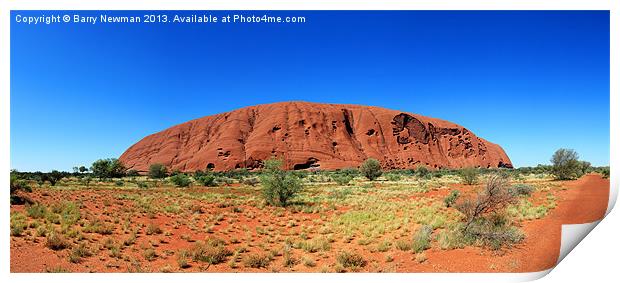 Uluru Print by Barry Newman