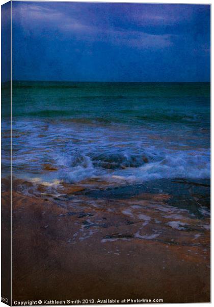 Dusk by the sea Canvas Print by Kathleen Smith (kbhsphoto)