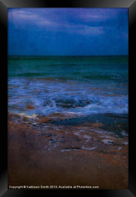 Dusk by the sea Framed Print by Kathleen Smith (kbhsphoto)