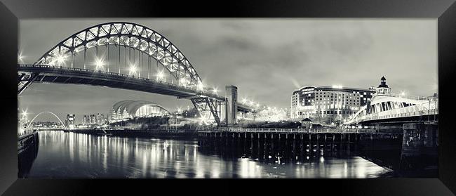 The Sparkling Tyne Framed Print by Toon Photography