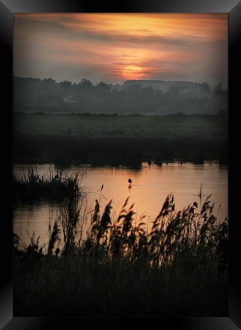NORFOLK SUNSET Framed Print by Anthony R Dudley (LRPS)