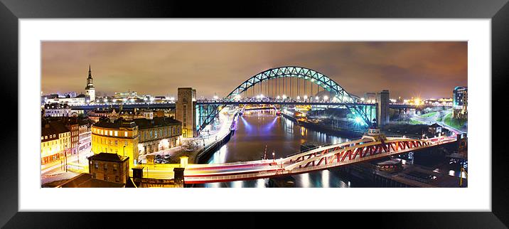 Newcastle High Framed Mounted Print by Toon Photography