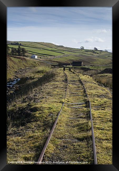 Lead Mine Railway Framed Print by George Davidson