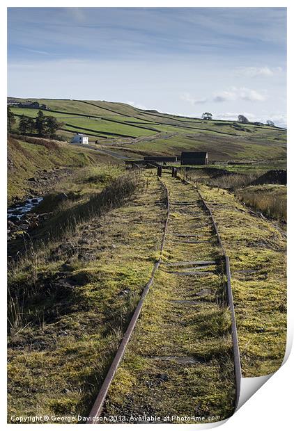 Lead Mine Railway Print by George Davidson