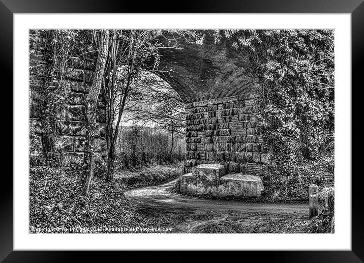 Secluded Arch Framed Mounted Print by Keith Cullis